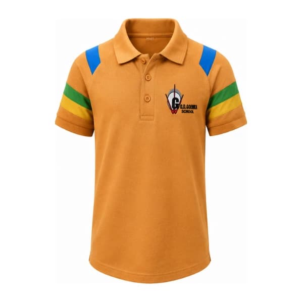 GD GOENKA ORANGE T SHIRT