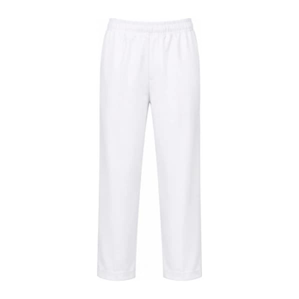 GD Goenka White Trouser Elastic